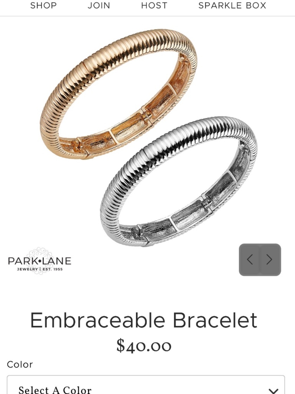 Park Lane Embraceable Bracelet Silver